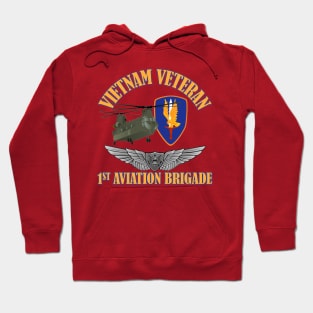 Vietnam Vet CH-47 Pilot Wings Hoodie